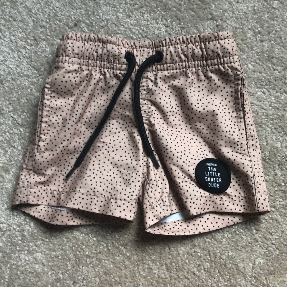 The Little Surfer Dude board shorts